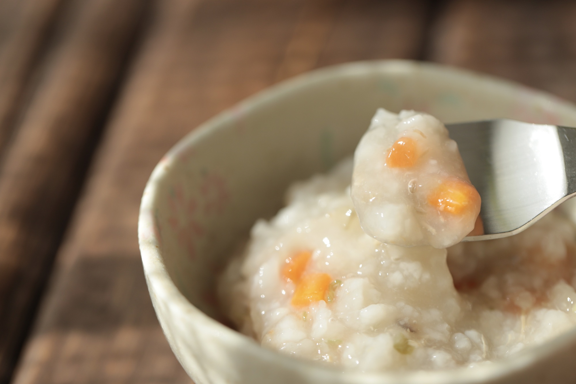 離乳食後期（9ヶ月・カミカミ期）向けの5倍がゆのアップ